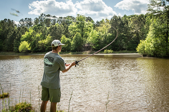 Micah fishing