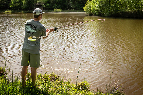Micah fishing